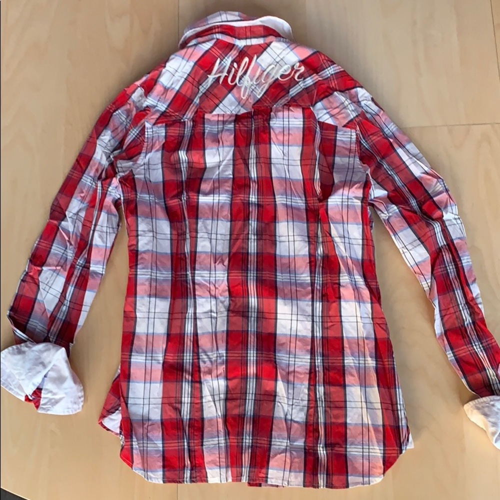 Plaid button up - Picture 2 of 2